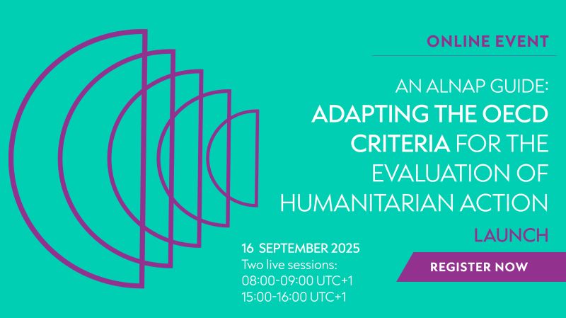 Launch of ALNAP’s new guide on evaluating humanitarian action - FoRS